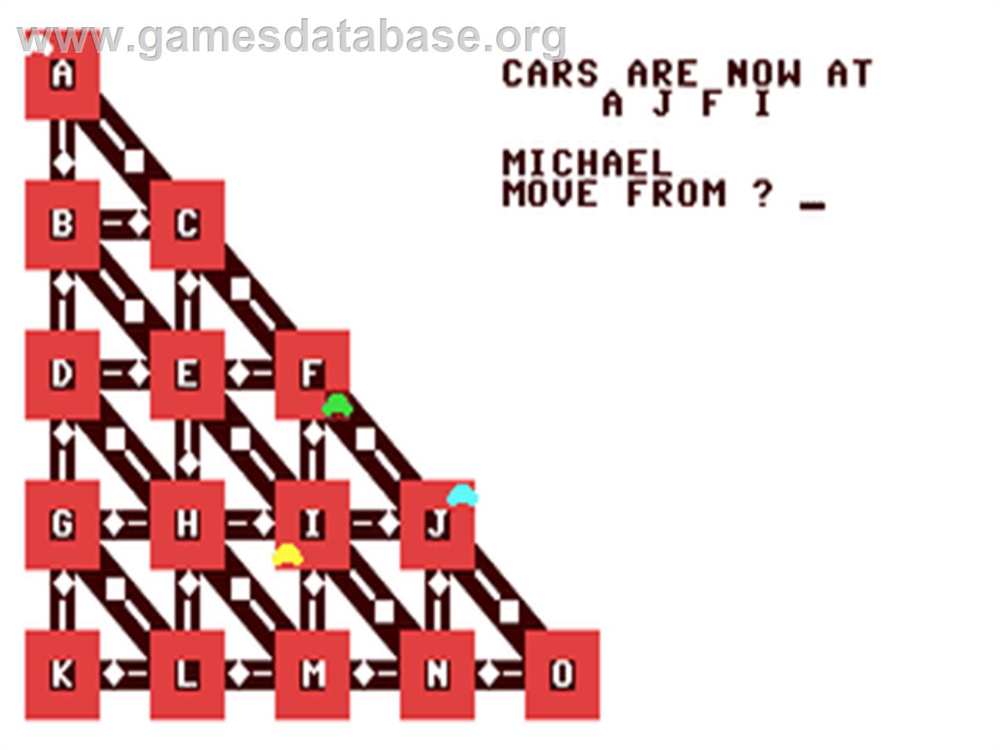 Traffic Jam (RUN) - Commodore 64 - Artwork - In Game