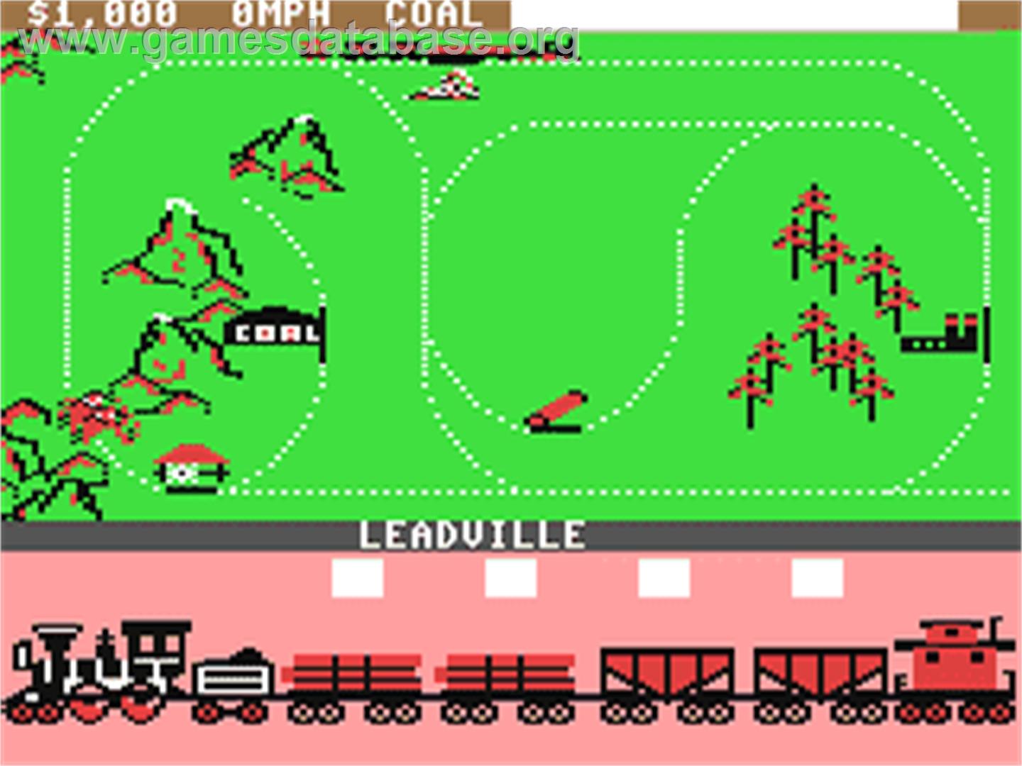 Trains (Spinnaker Software) - Commodore 64 - Artwork - In Game