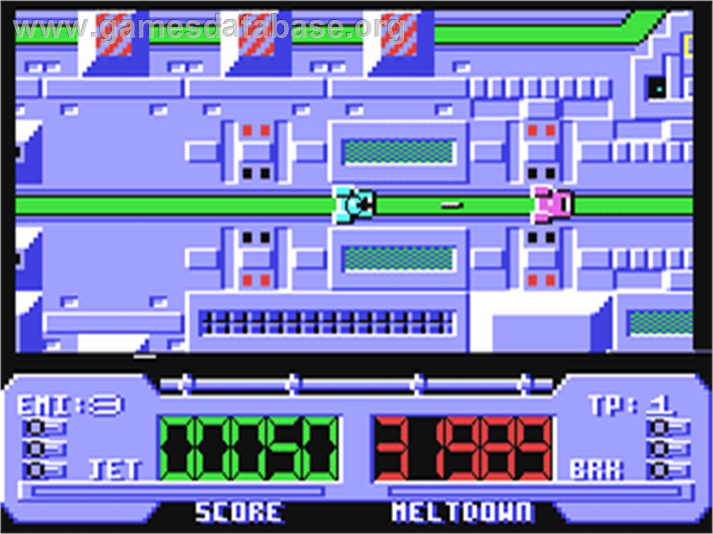 Traxxion - Commodore 64 - Artwork - In Game