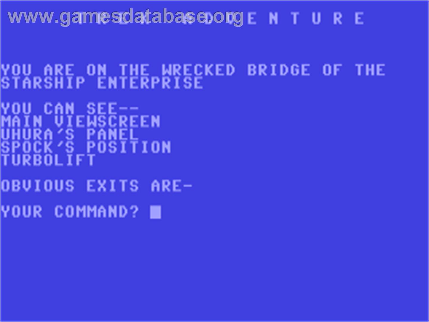 Trek Adventure - Commodore 64 - Artwork - In Game