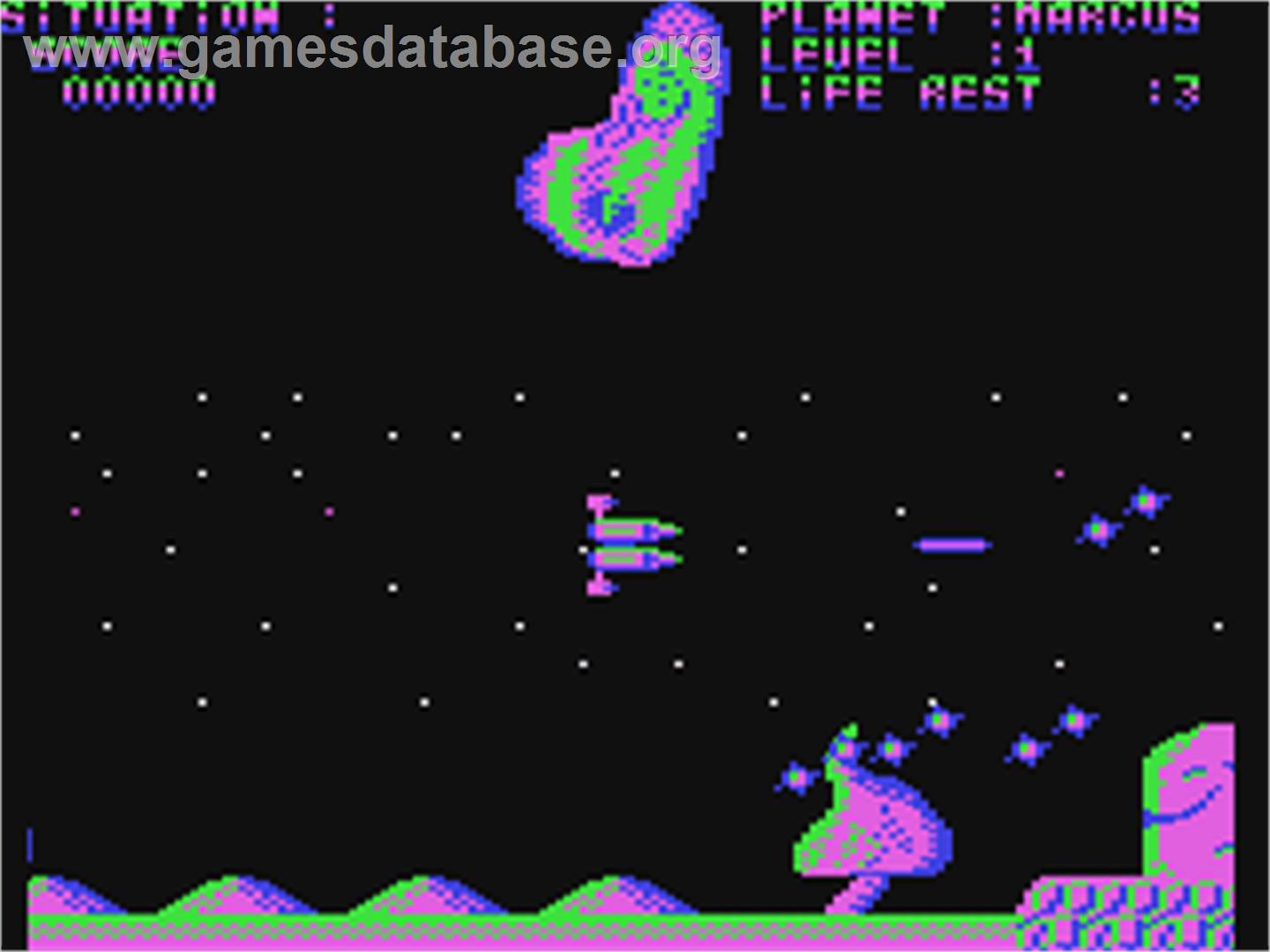 Triacus - Commodore 64 - Artwork - In Game