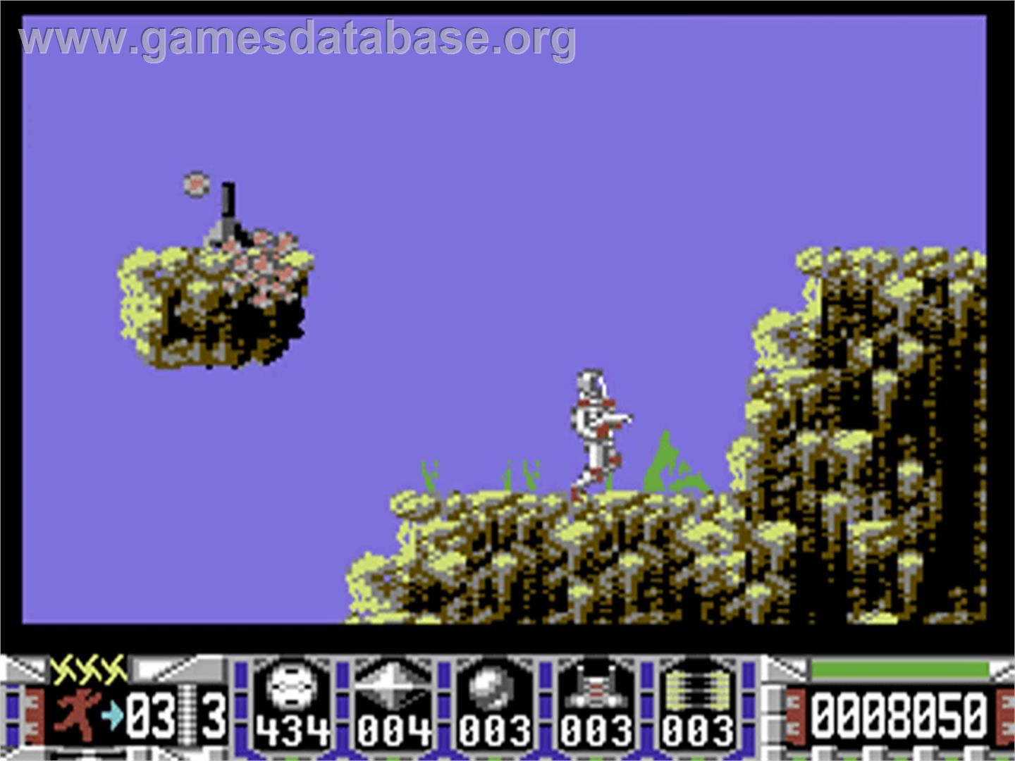 Turrican - Commodore 64 - Artwork - In Game