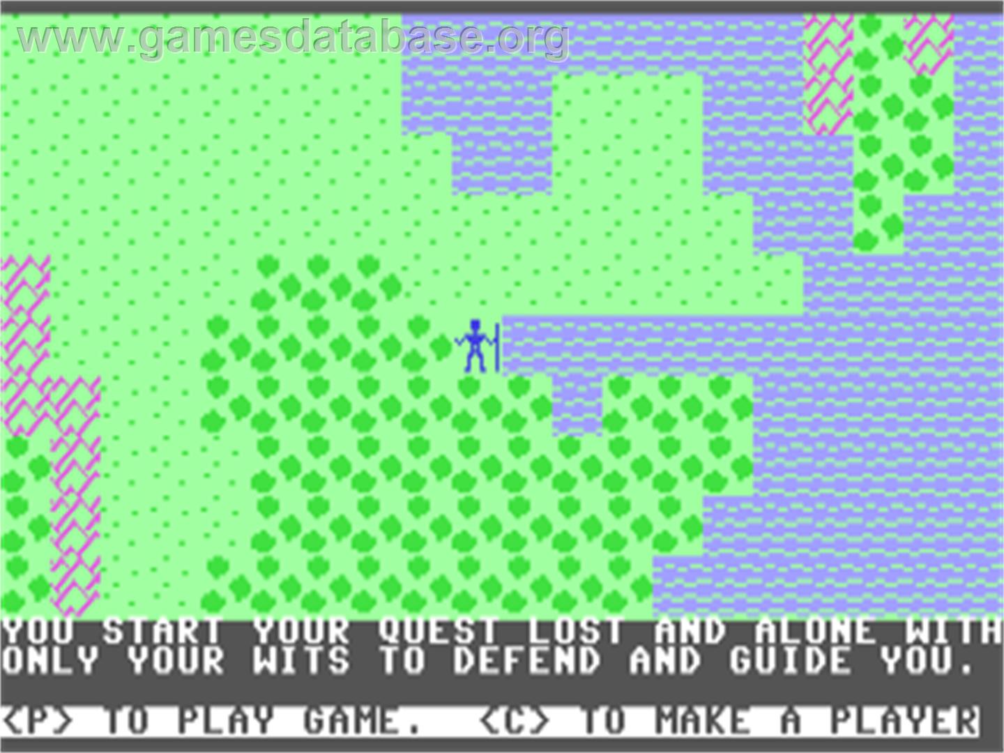 Ultima 2 - Revenge Of The Enchantress - Commodore 64 - Artwork - In Game
