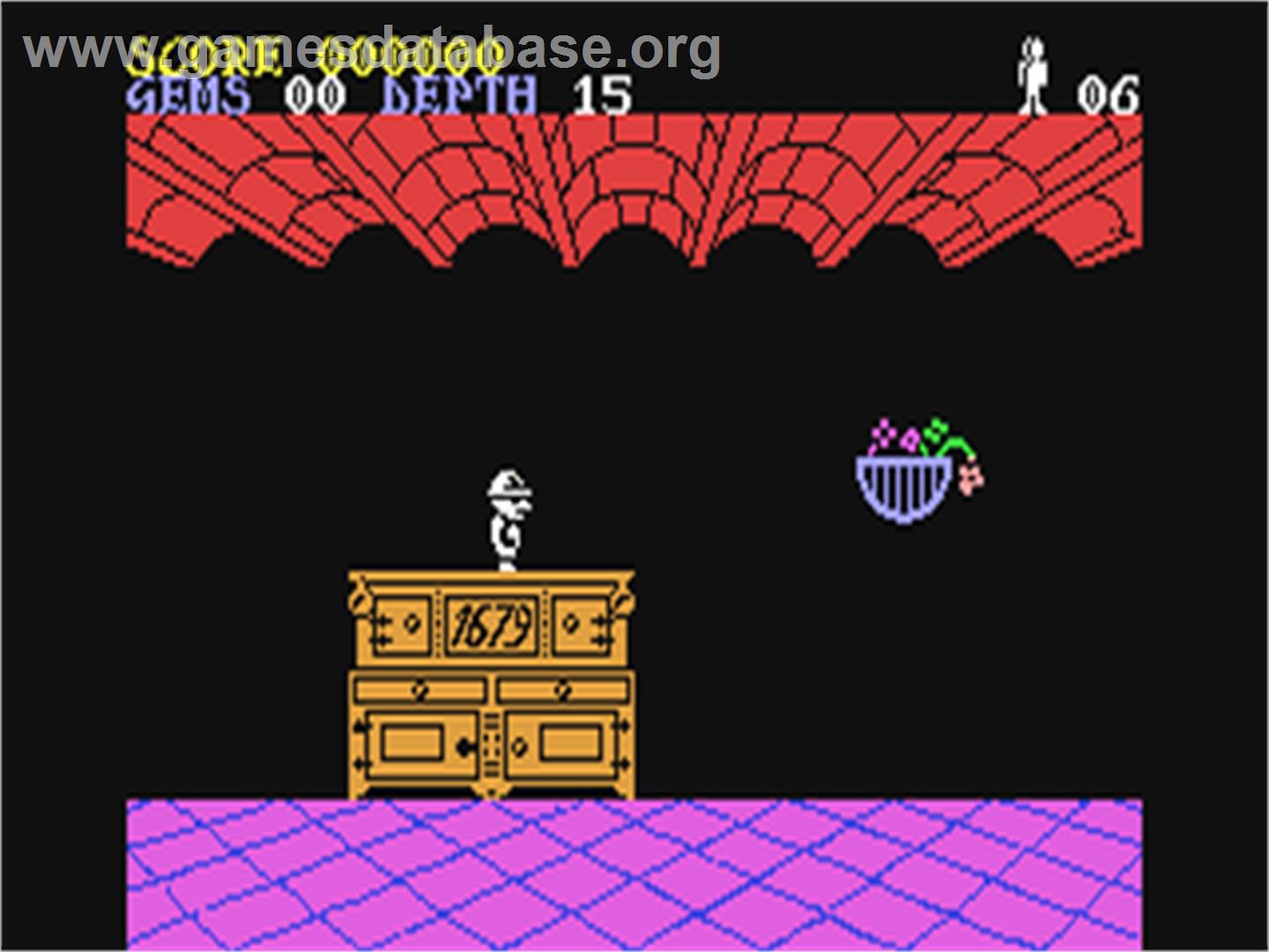 Underwurlde - Commodore 64 - Artwork - In Game