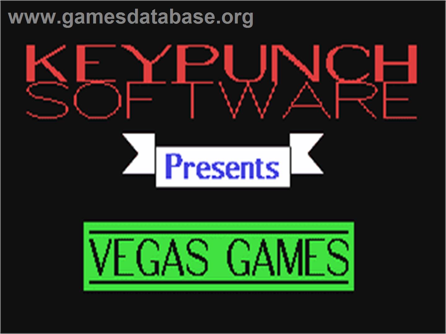 Vegas Games - Commodore 64 - Artwork - In Game