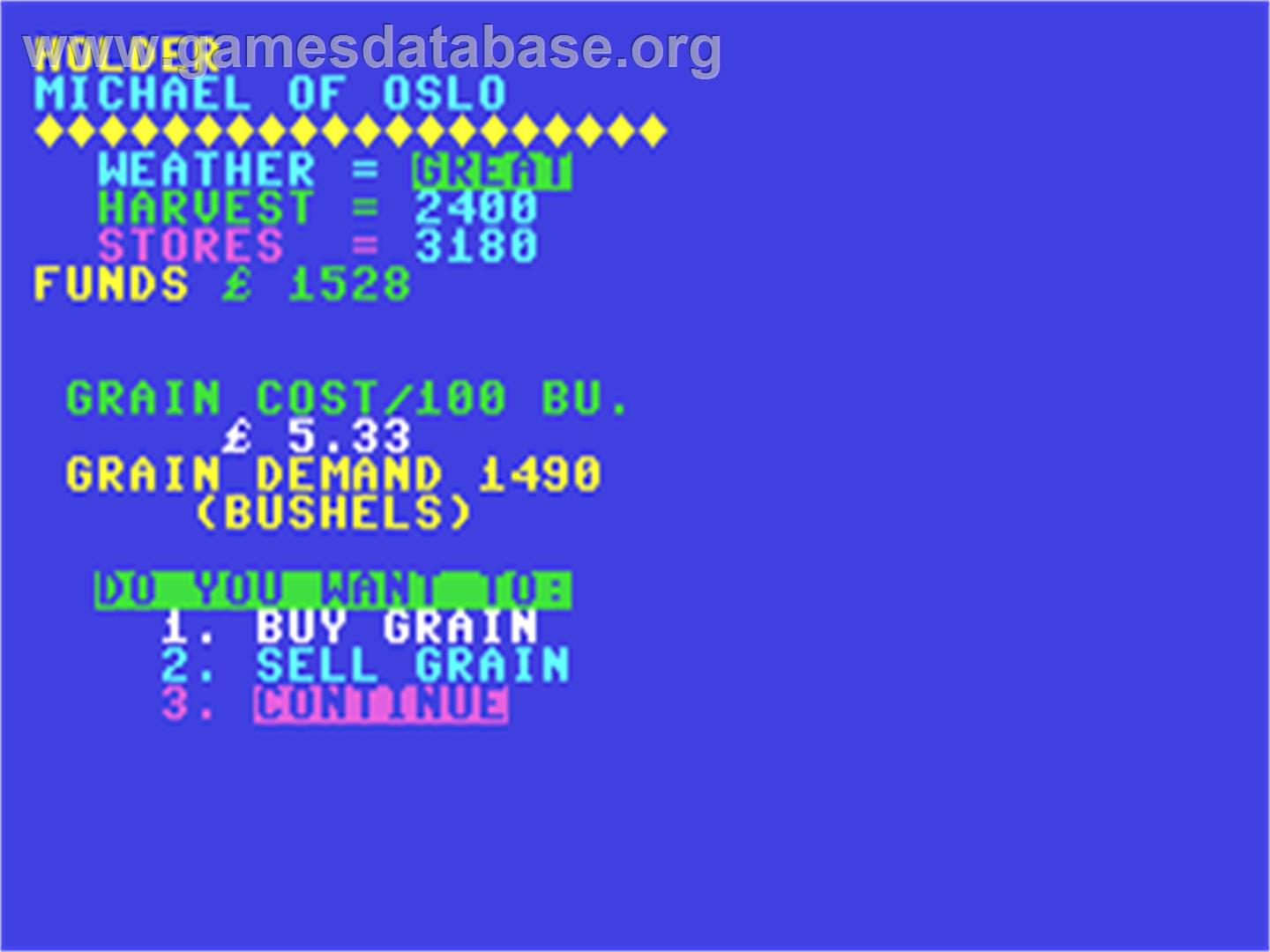 Viking - Commodore 64 - Artwork - In Game
