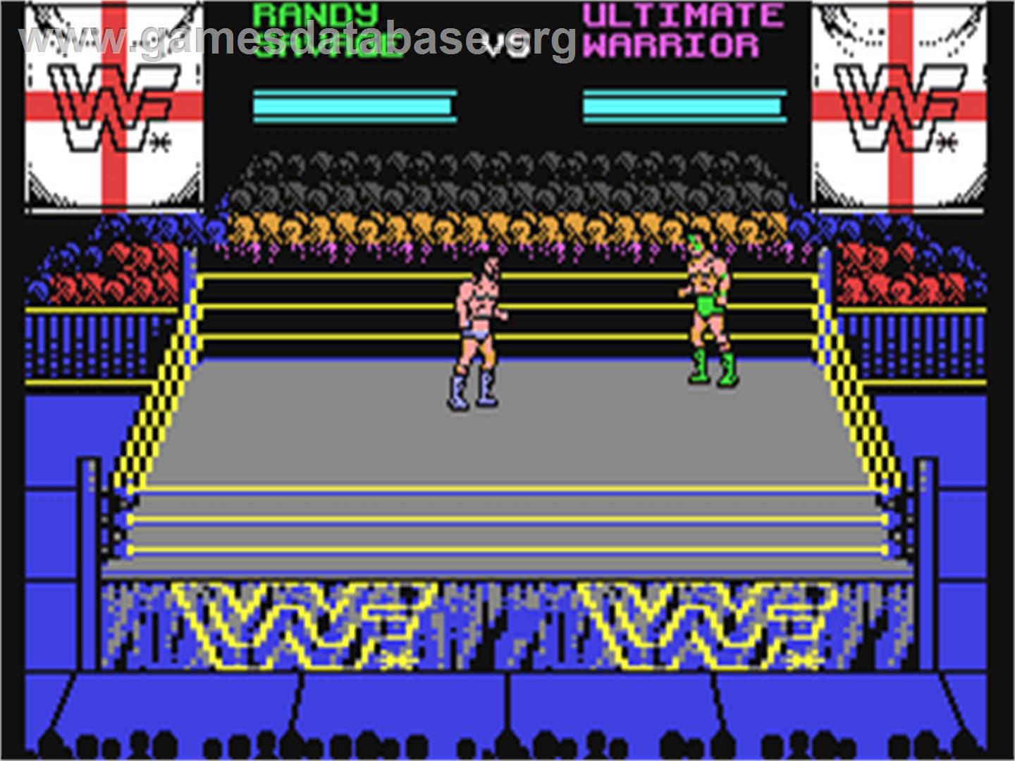 WWF European Rampage Tour - Commodore 64 - Artwork - In Game