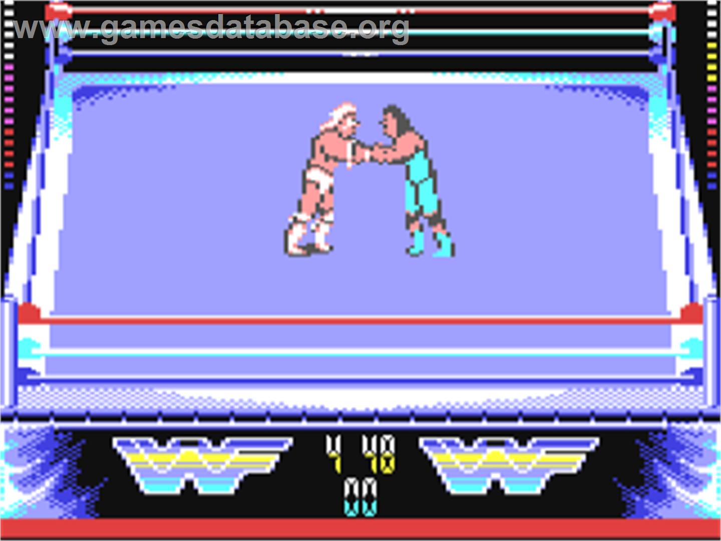 WWF Wrestlemania - Commodore 64 - Artwork - In Game