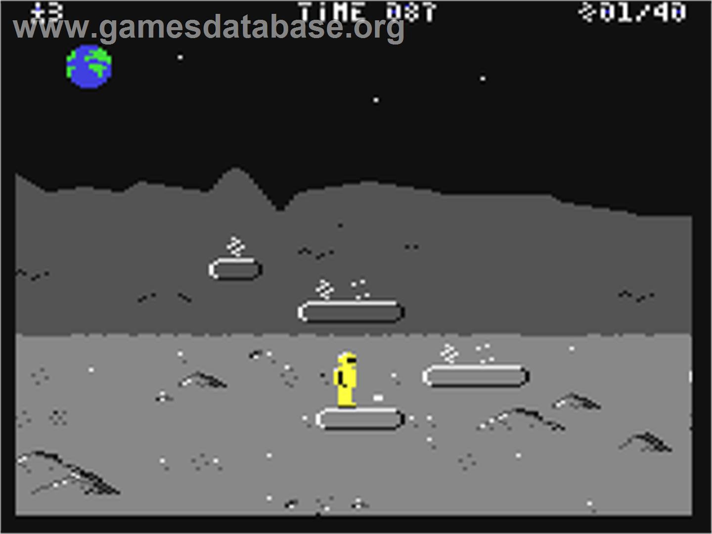 Walking On The Moon - Commodore 64 - Artwork - In Game
