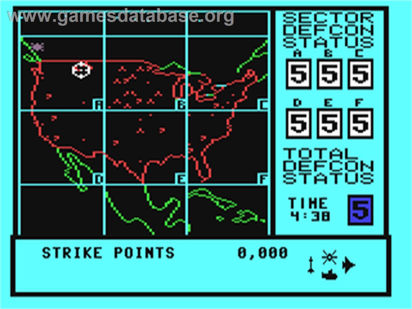 WarGames - Commodore 64 - Artwork - In Game