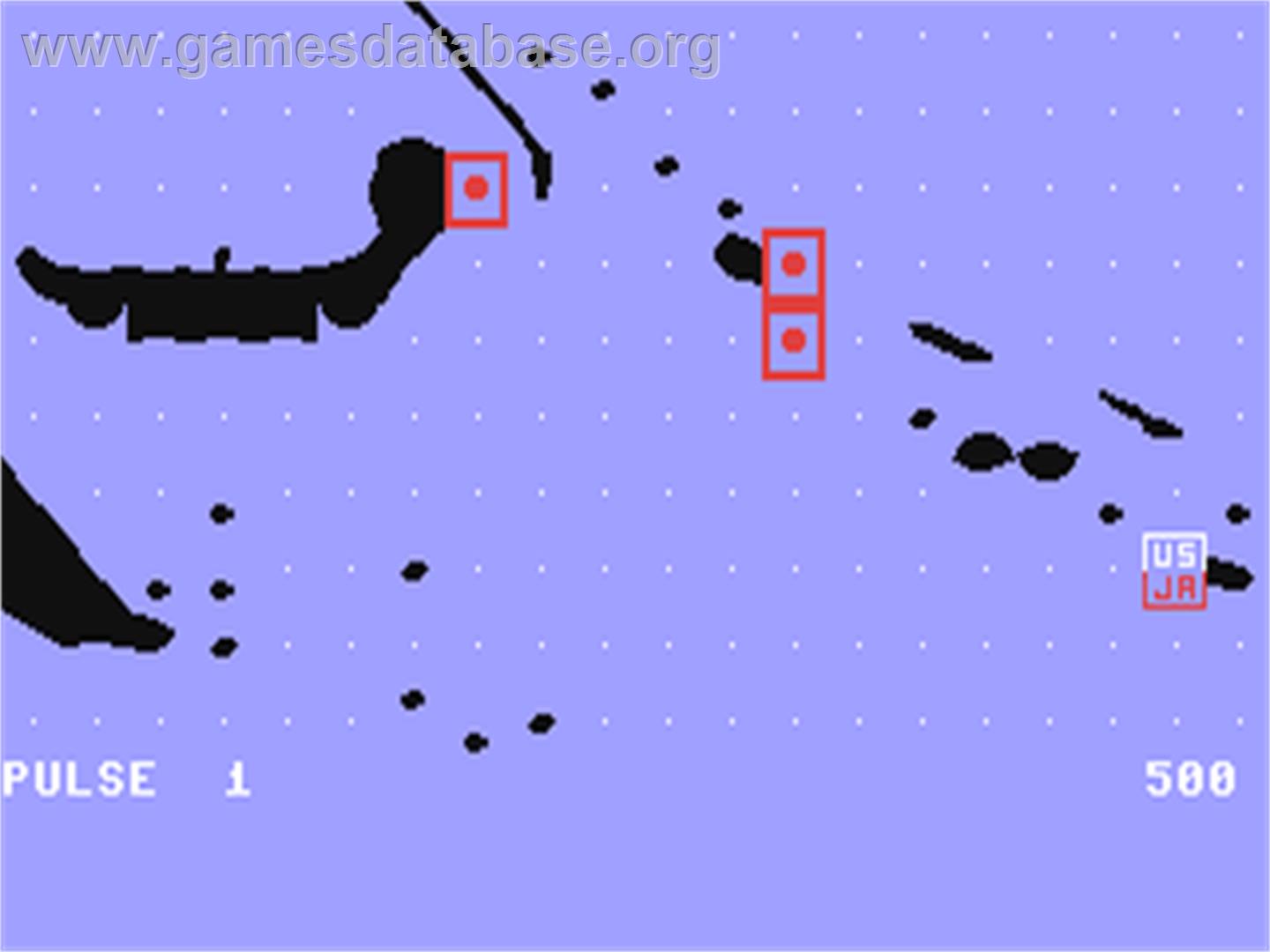 War in the South Pacific - Commodore 64 - Artwork - In Game