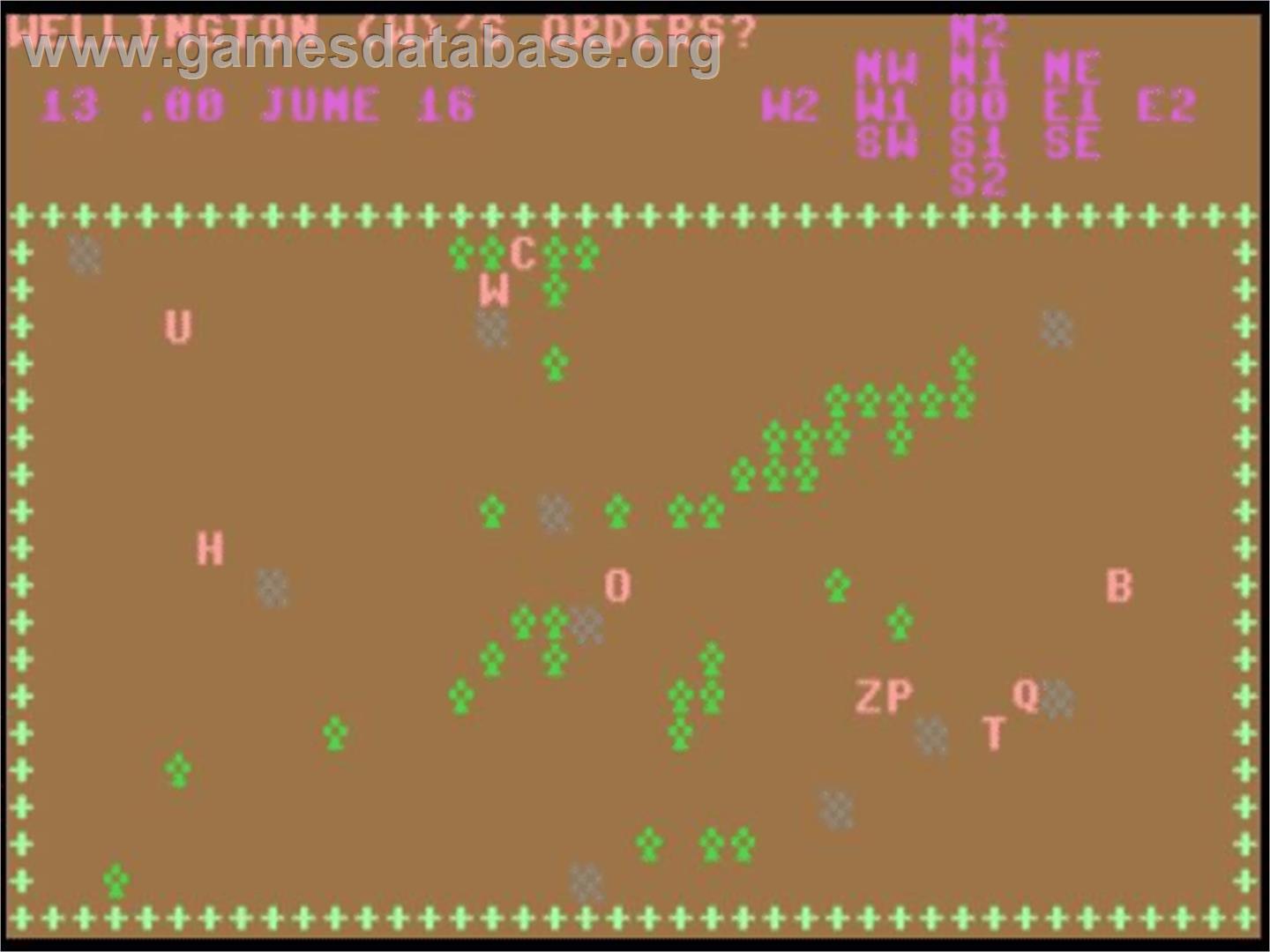 Waterloo - Commodore 64 - Artwork - In Game