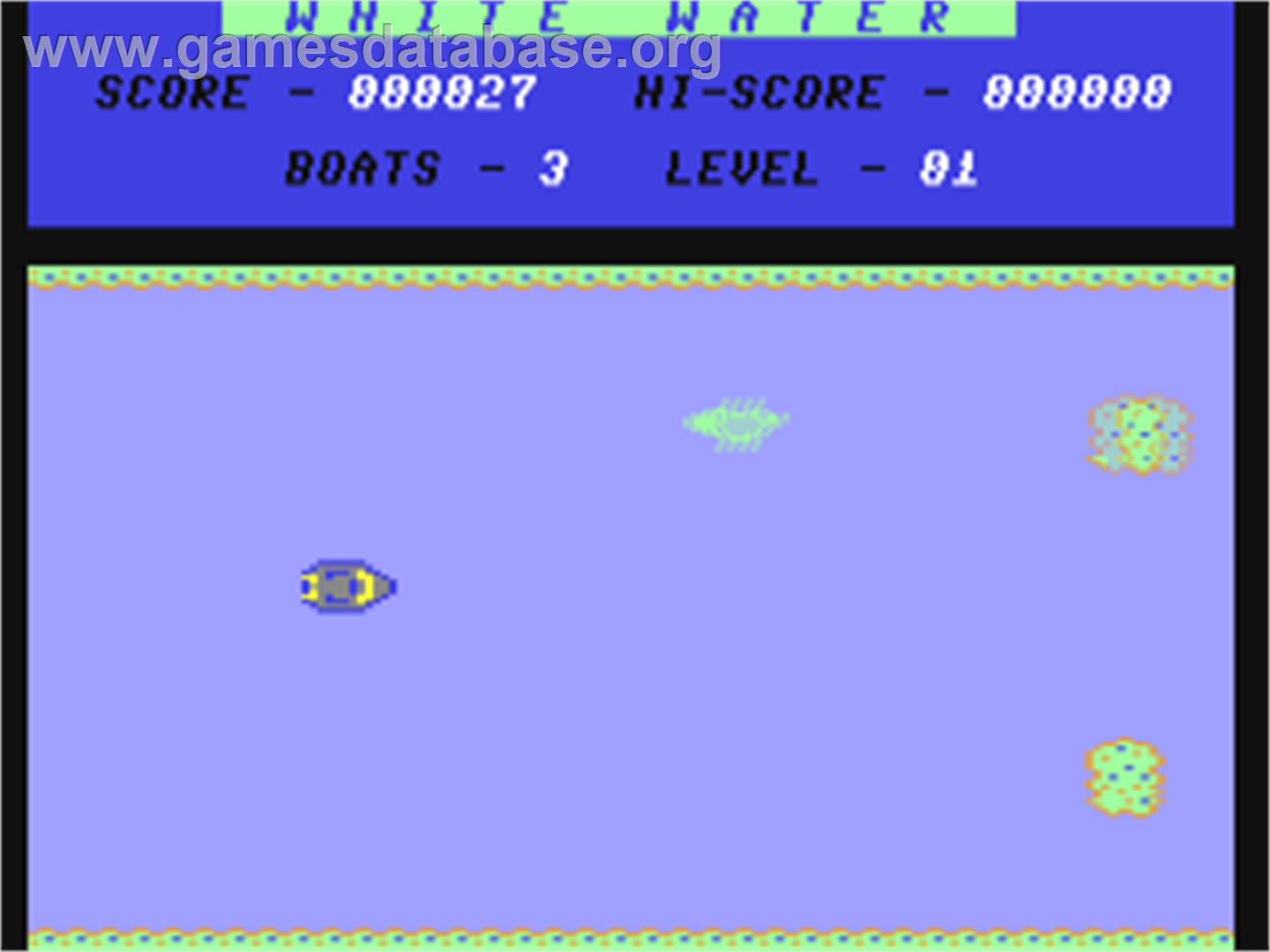 White Water - Commodore 64 - Artwork - In Game