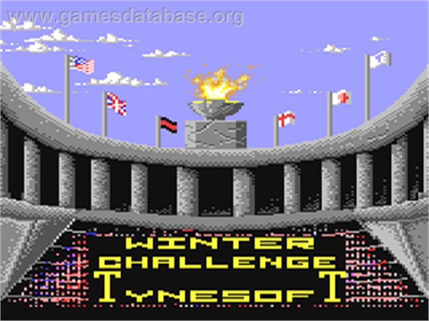 Winter Challenge: World Class Competition - Commodore 64 - Artwork - In Game