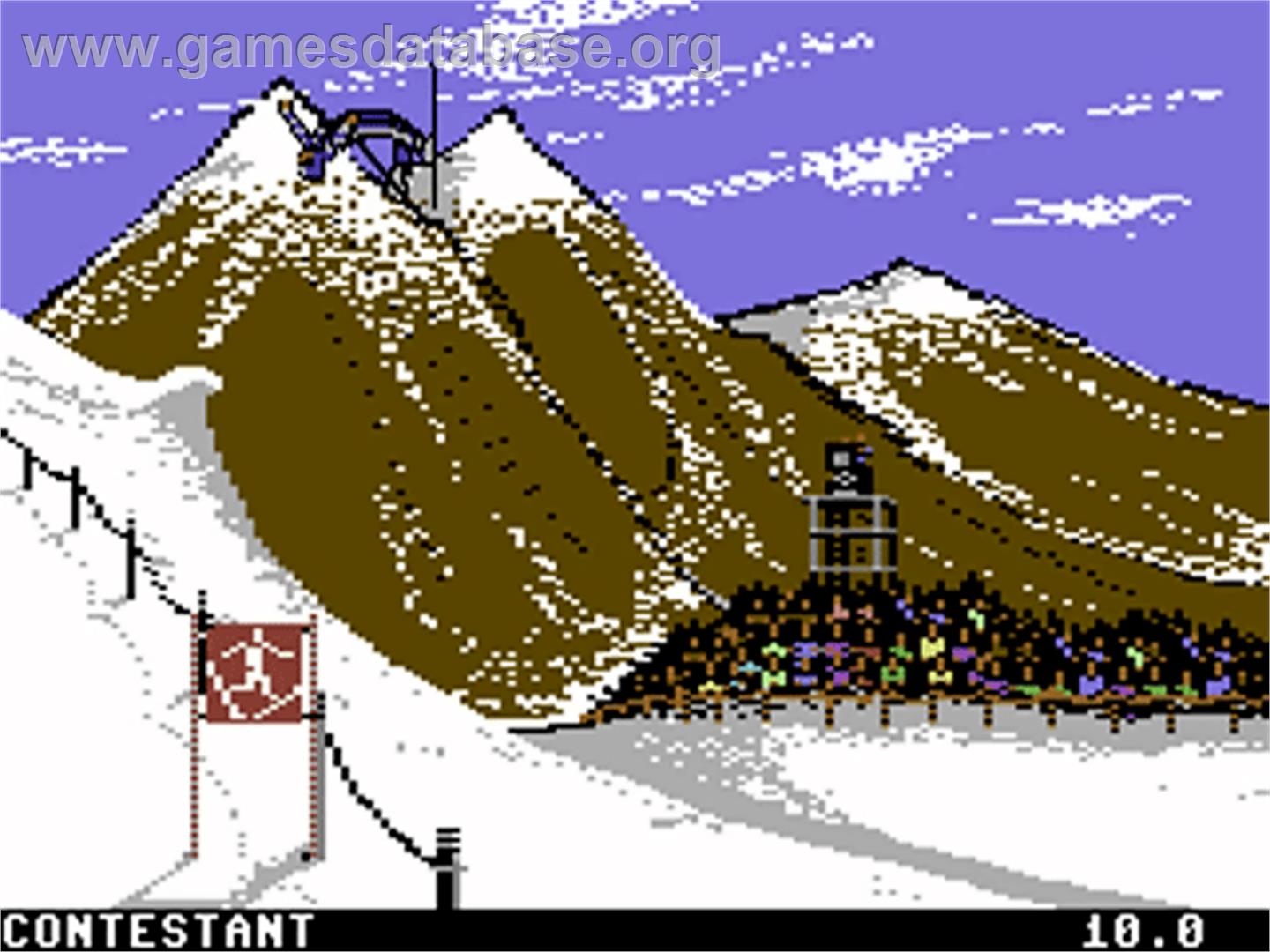 Winter Games - Commodore 64 - Artwork - In Game