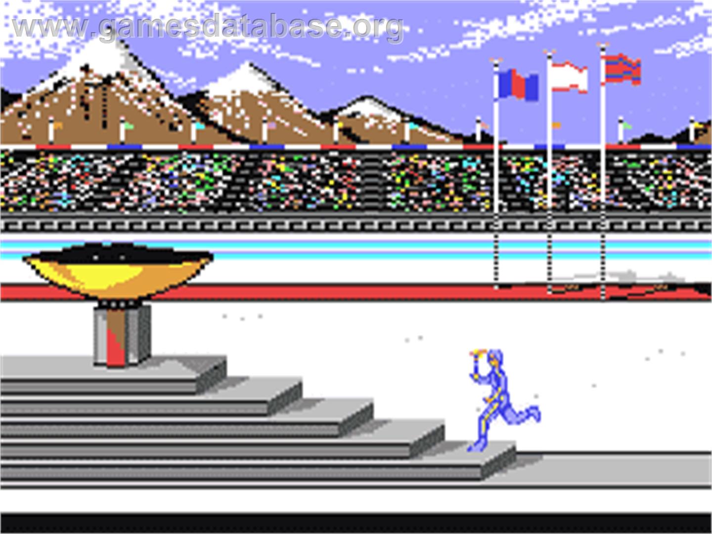 Winter Games - Commodore 64 - Artwork - In Game