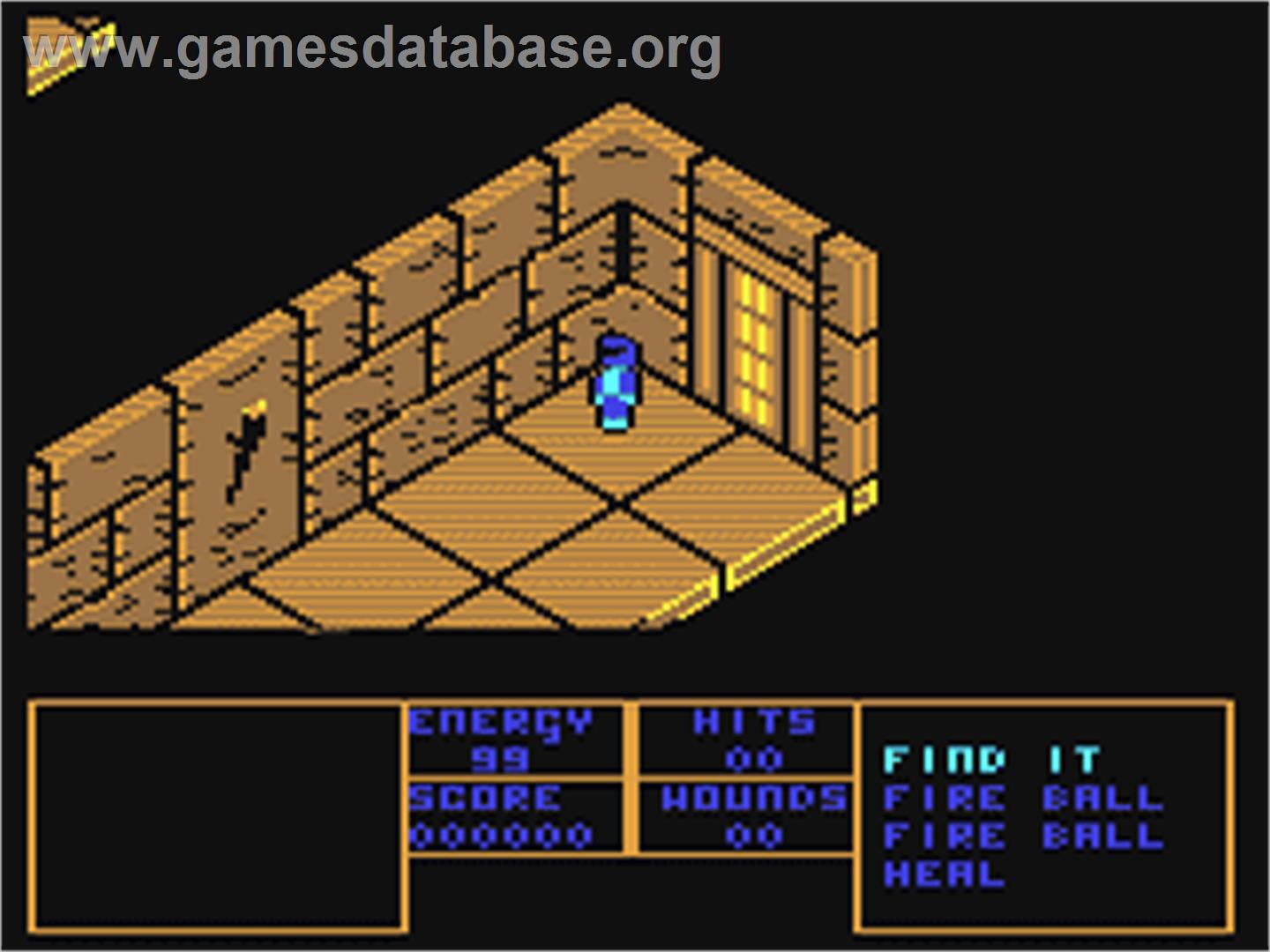 Wizardry (The Edge) - Commodore 64 - Artwork - In Game