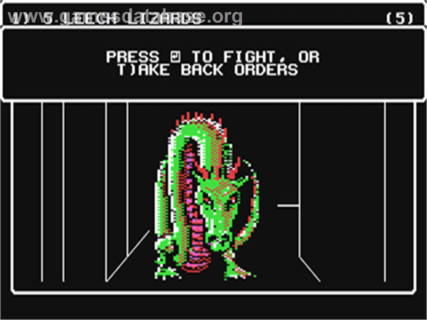 Wizardry 5 - Heart Of The Maelstrom - Commodore 64 - Artwork - In Game