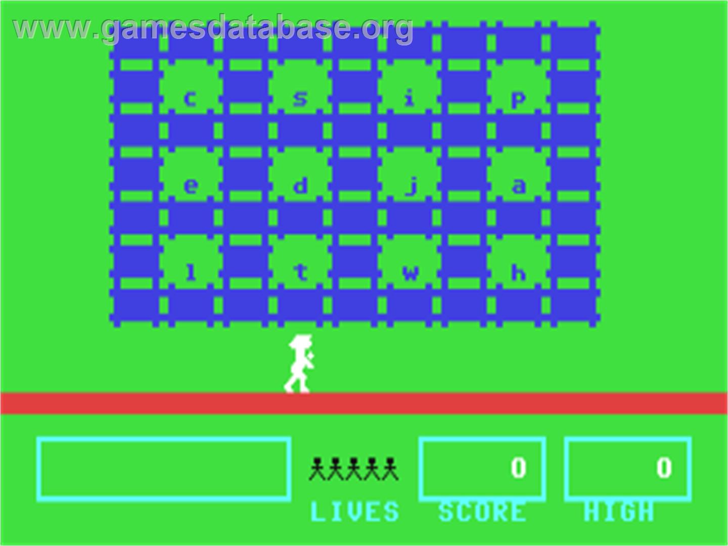 Word Wobbler - Commodore 64 - Artwork - In Game