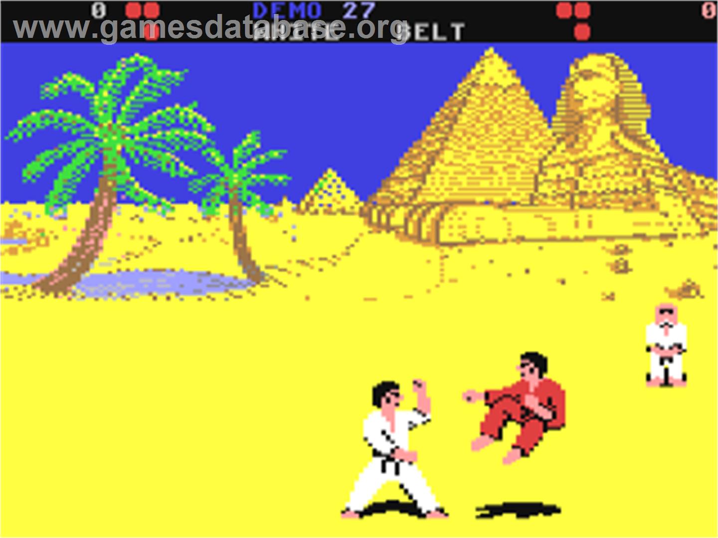 World Karate Championship - Commodore 64 - Artwork - In Game