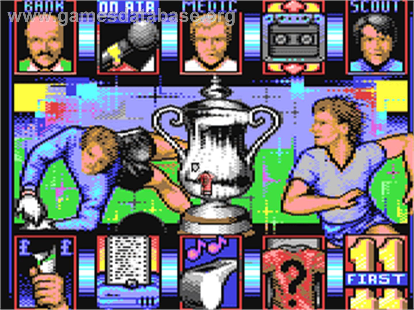 World Soccer - Commodore 64 - Artwork - In Game