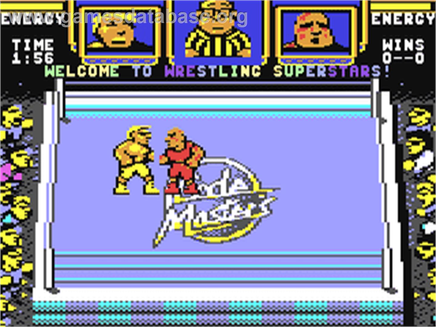 Wrestling Superstars - Commodore 64 - Artwork - In Game