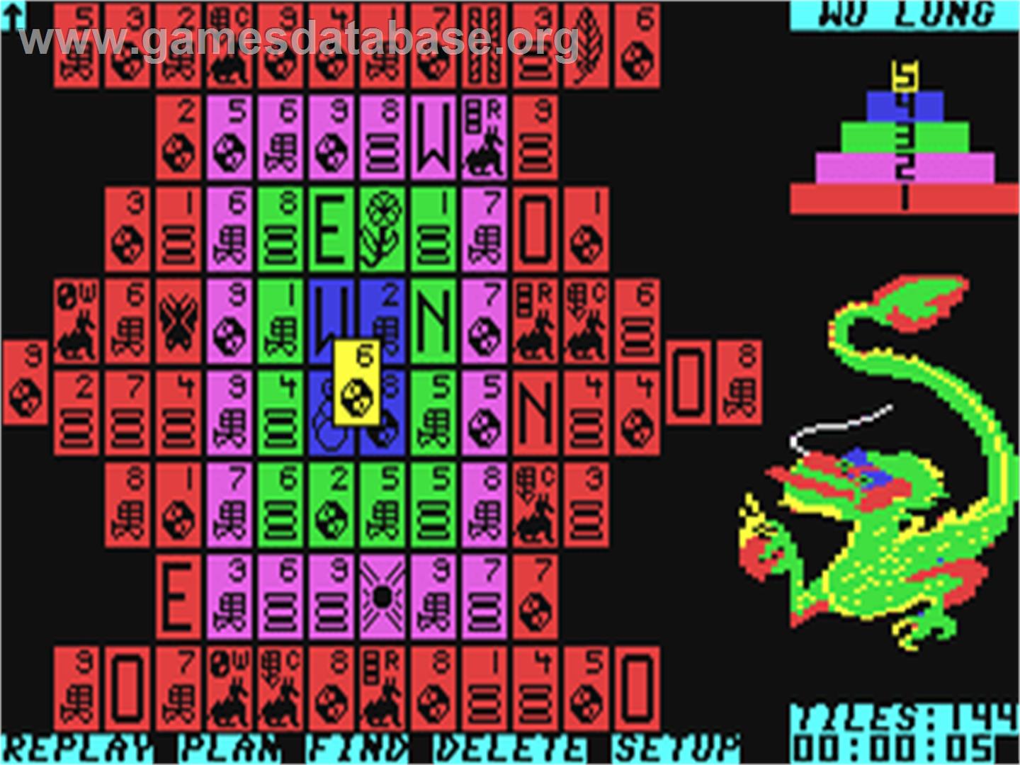 Wu Lung - Commodore 64 - Artwork - In Game