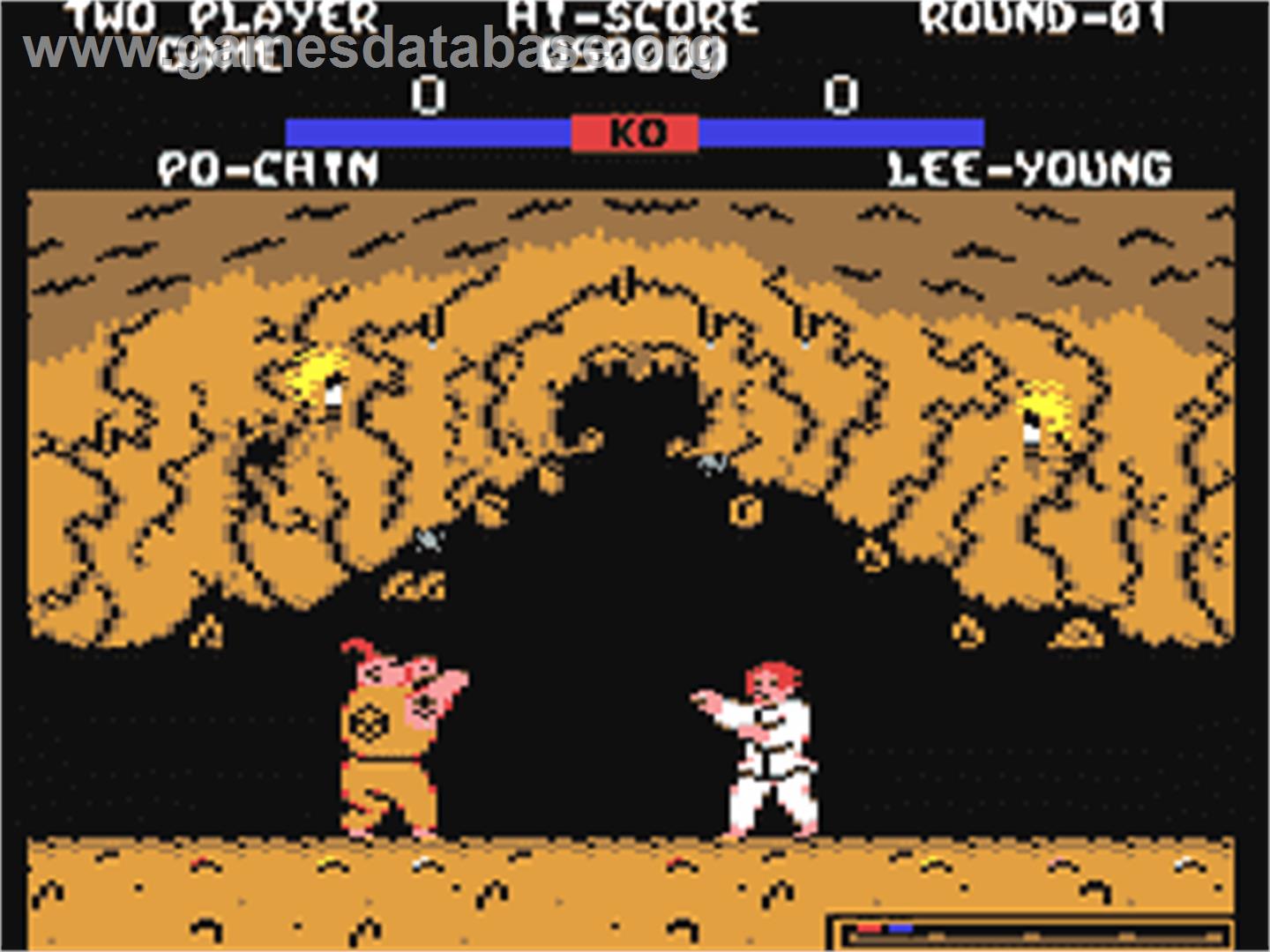 Yie Ar Kung-Fu 2 - Commodore 64 - Artwork - In Game