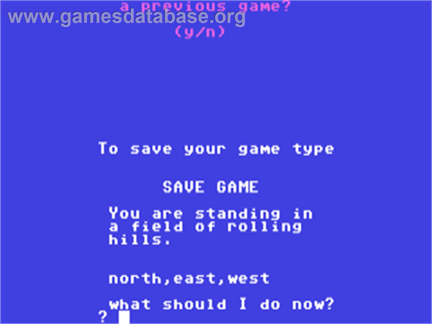 Young Arthur's Quest - Commodore 64 - Artwork - In Game
