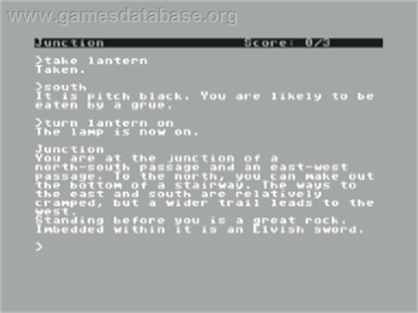 Zork 3 - The Dungeon Master - Commodore 64 - Artwork - In Game