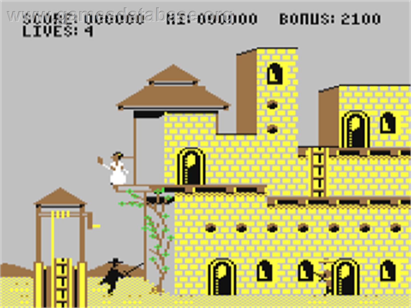 Zorro - Commodore 64 - Artwork - In Game