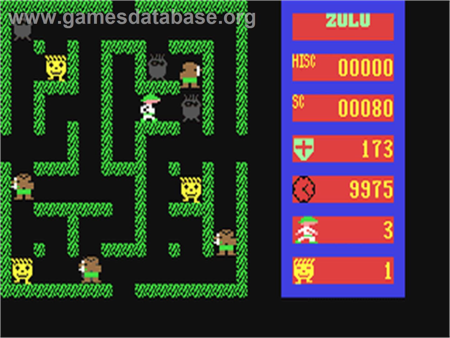 Zulu - Commodore 64 - Artwork - In Game