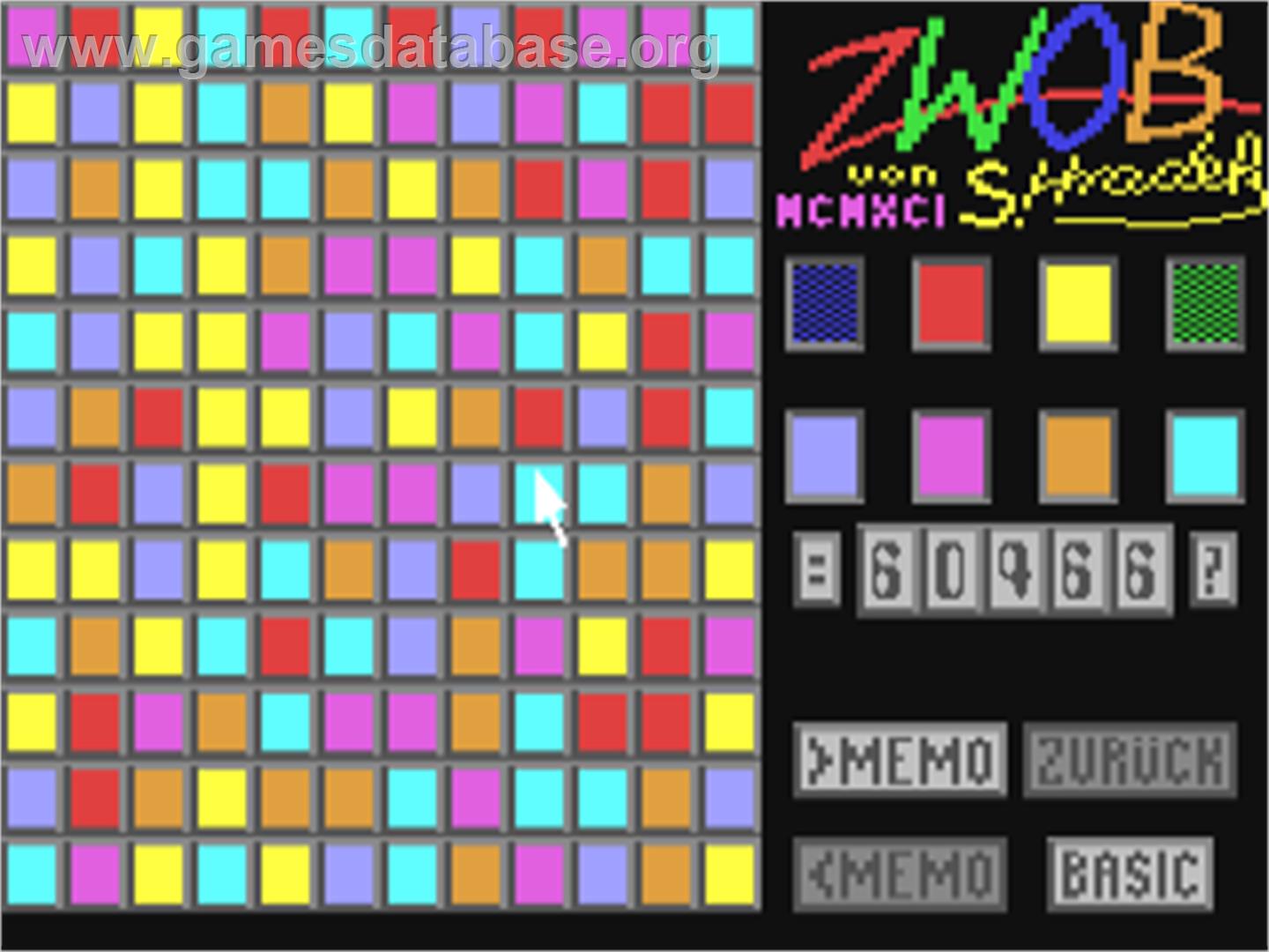 Zwob - Commodore 64 - Artwork - In Game
