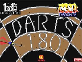 Title screen of 180 on the Commodore 64.