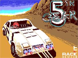 Title screen of 5th Gear on the Commodore 64.