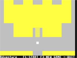 Title screen of Adventure (Huub Meulenbroeks) on the Commodore 64.