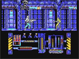 Title screen of After the War on the Commodore 64.