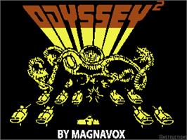 Title screen of Alien Invaders on the Commodore 64.