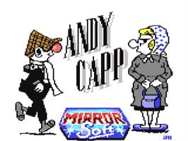 Title screen of Andy Capp: The Game on the Commodore 64.