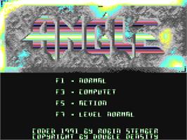 Title screen of Angle (Hit Parade 64) on the Commodore 64.