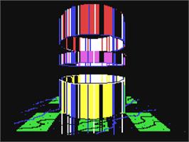Title screen of Ankh on the Commodore 64.