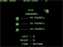 Title screen of Arcade Classics on the Commodore 64.
