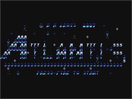 Title screen of Atlantis (Commodore Disk User) on the Commodore 64.