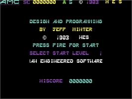 Title screen of Attack of the Mutant Camels (HesWare) on the Commodore 64.