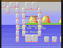 Title screen of Babylon (Preview) on the Commodore 64.