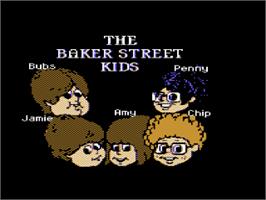 Title screen of Baker Street Kids - A Week That Changed The World, The on the Commodore 64.