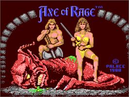 Title screen of Barbarian 2 - The Dungeon Of Drax on the Commodore 64.