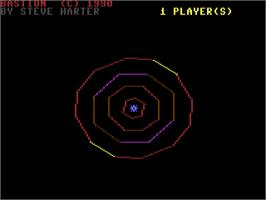 Title screen of Bastion on the Commodore 64.