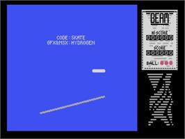 Title screen of Beam on the Commodore 64.