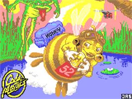 Title screen of Bee 52 on the Commodore 64.